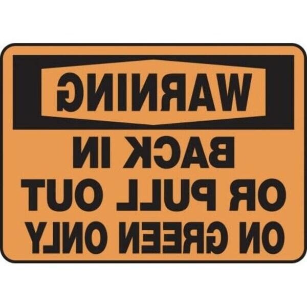 Accuform OSHA WARNING Safety Sign CHOCK MVHR331XL MVHR331XL - main